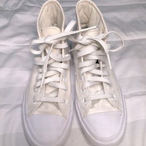 High top white converse